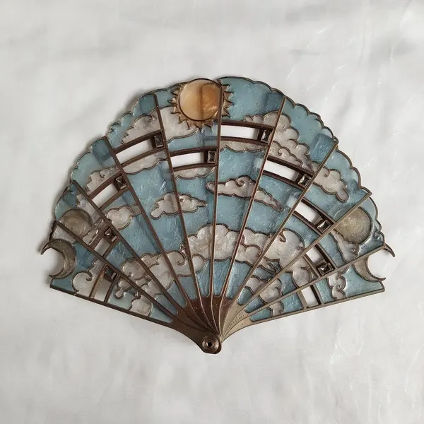 Sun and Moon hand fan